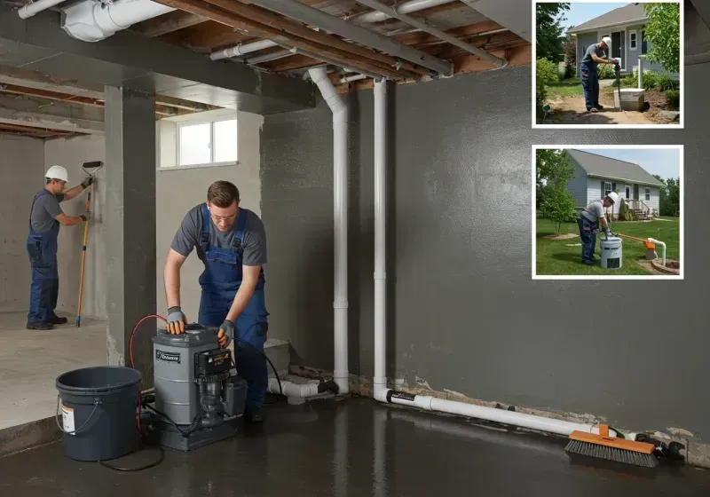 Basement Waterproofing and Flood Prevention process in Kohler, WI